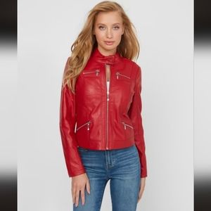 Guess Nairi FAUX Leather Jacket
